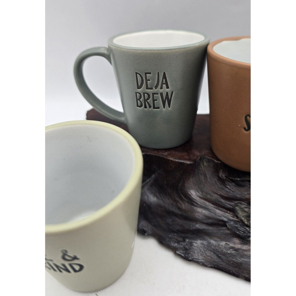 4 Espresso Cups, Espresso Yourself, Rise & Grind, Deja Brew, Hot Stuff - Picture 3 of 11